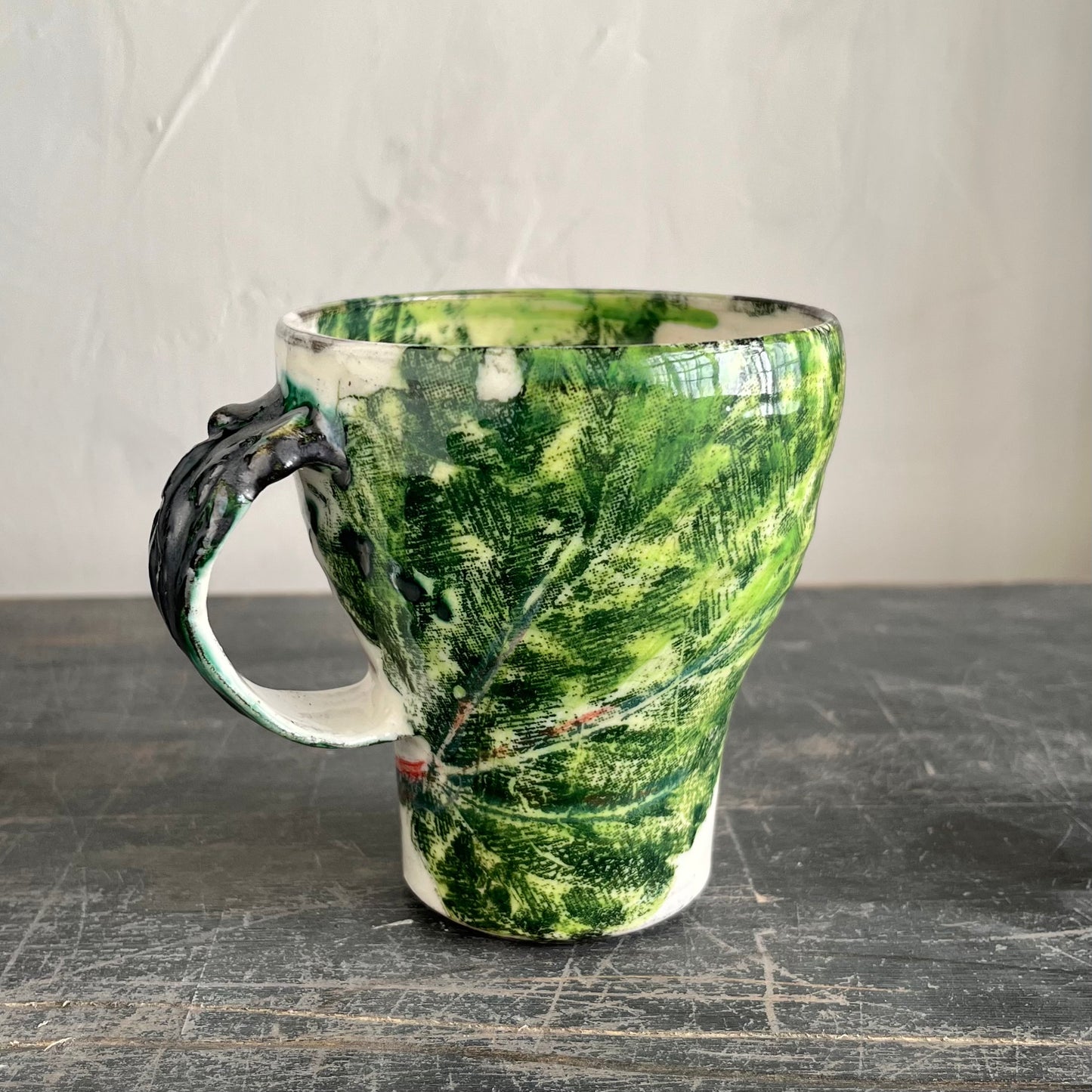 Rhubarb coffee cup