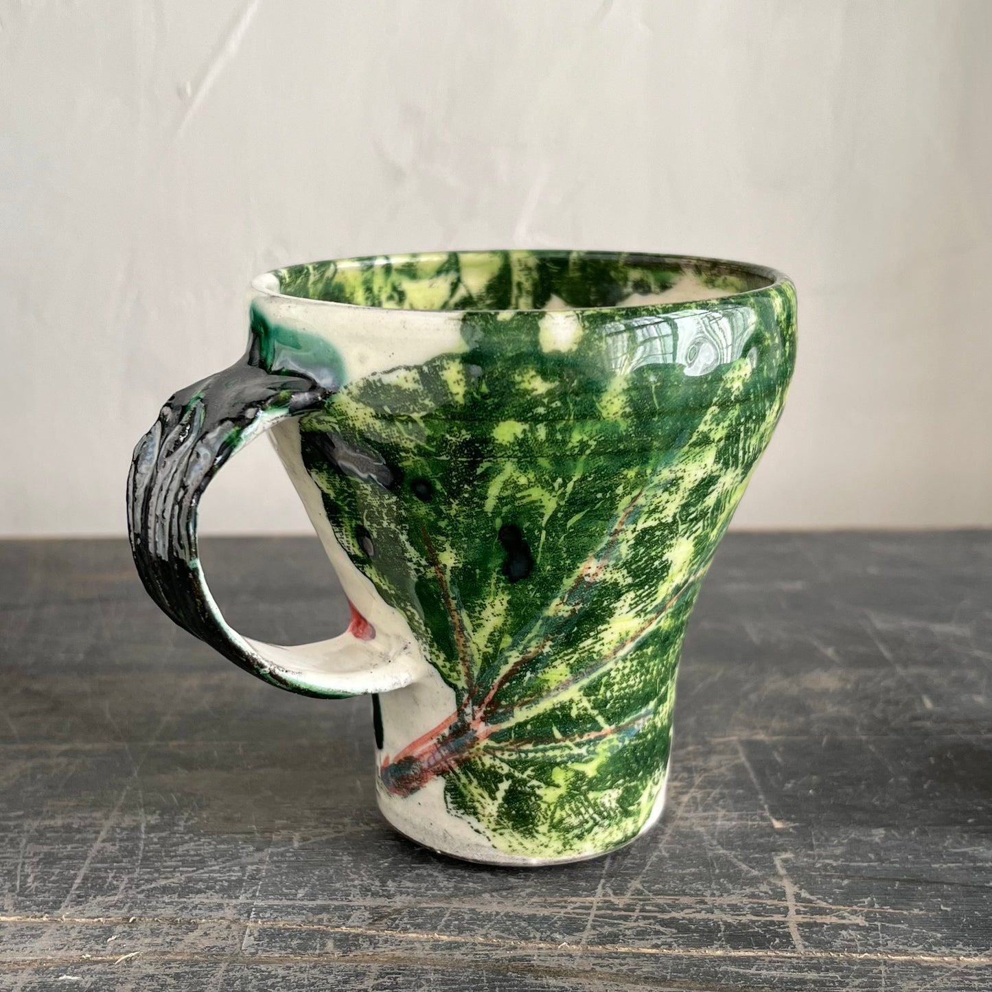 Rhubarb coffee cup