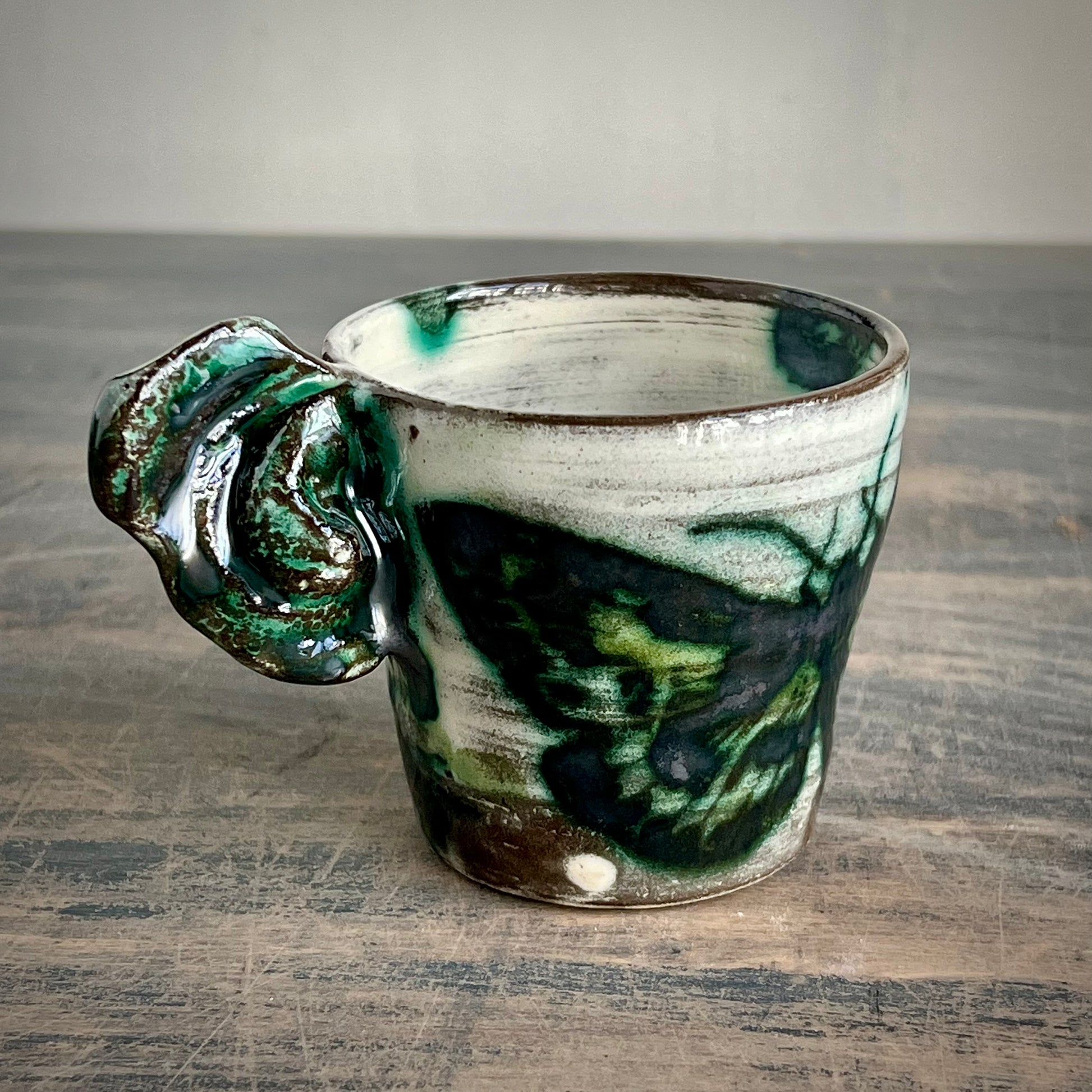 handmade ceramic  espresso cup 