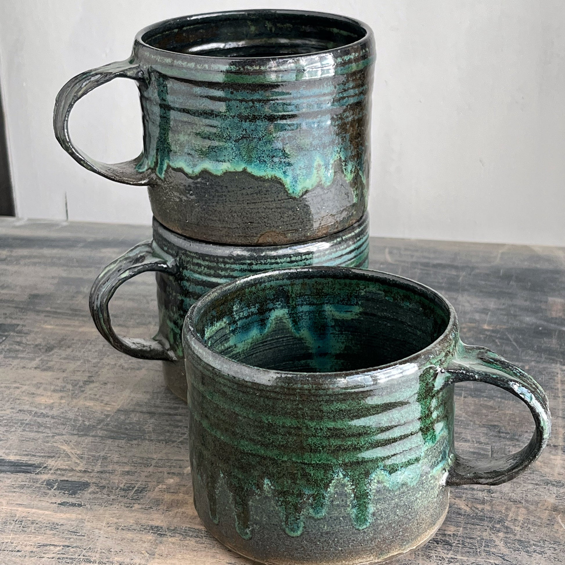 Handmade ceramic mugs