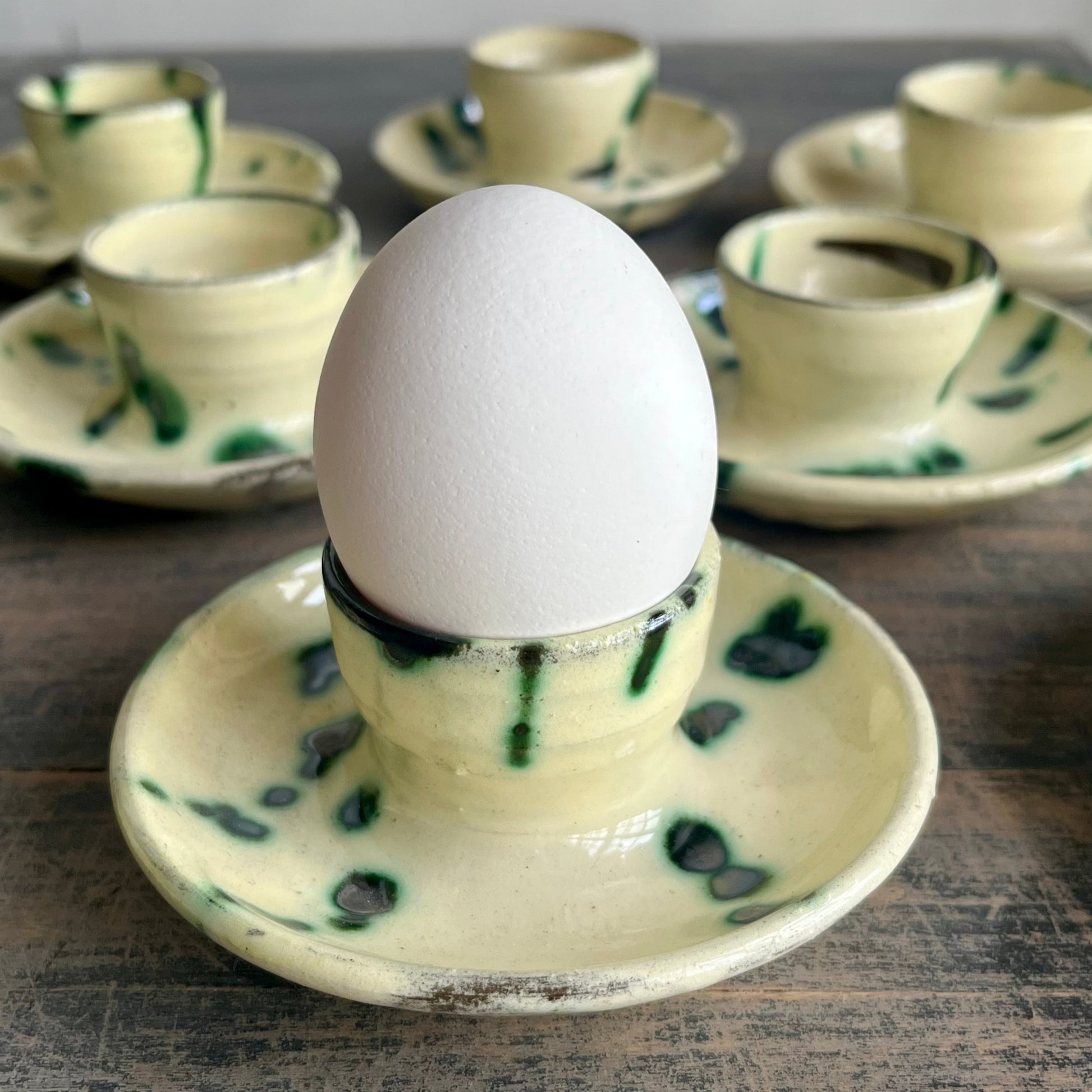 handmade ceramic egg cups